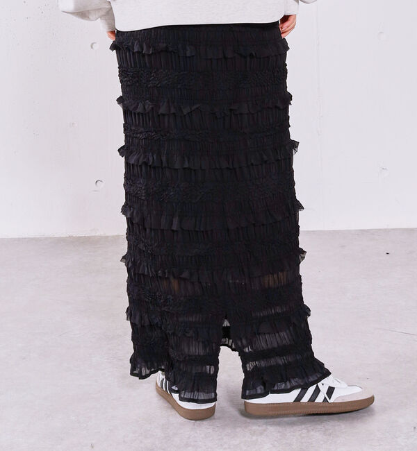 archives「シャーリングフリルタイトスカート」|スカート|