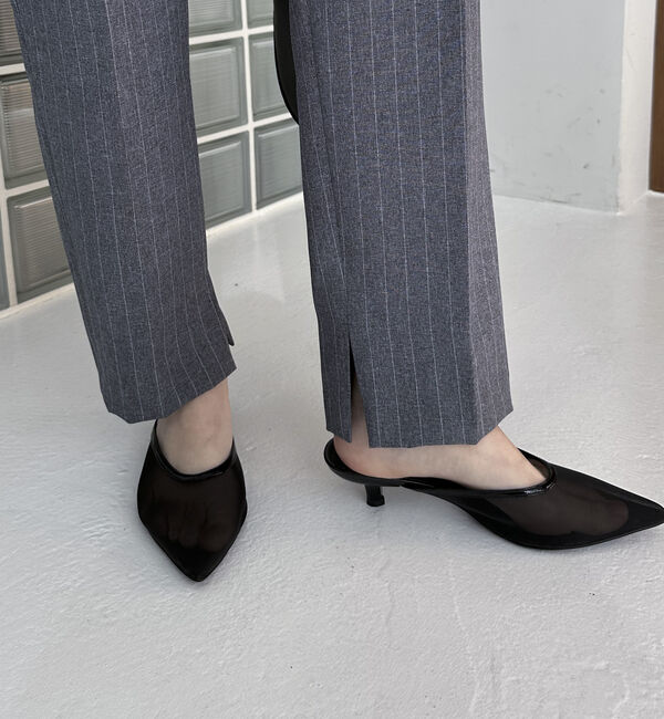 Doux archives「インスリットテーパードパンツ」|チノ|