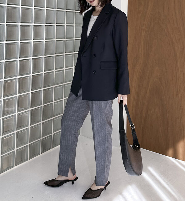 Doux archives「インスリットテーパードパンツ」|チノ|