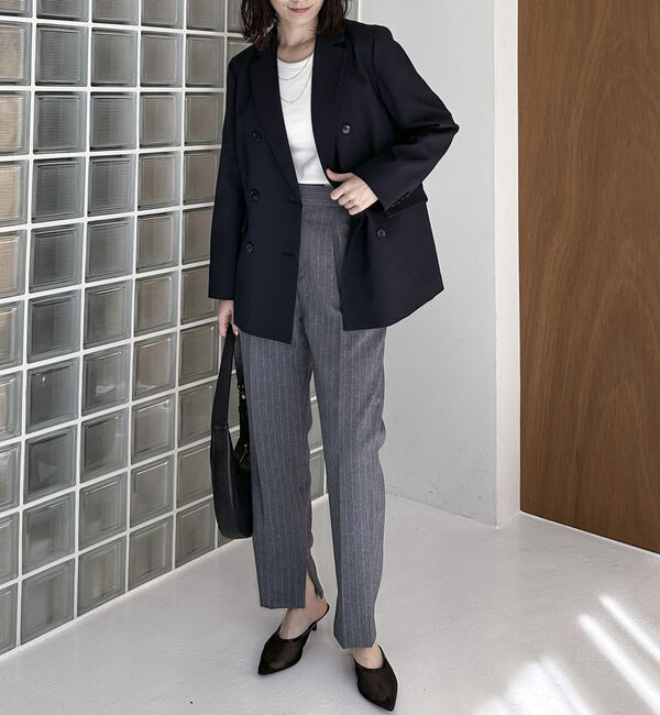 Doux archives「インスリットテーパードパンツ」|チノ|