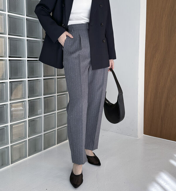 Doux archives「インスリットテーパードパンツ」|チノ|