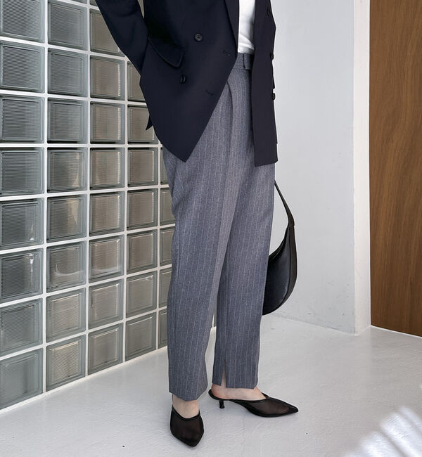 Doux archives「インスリットテーパードパンツ」|チノ|