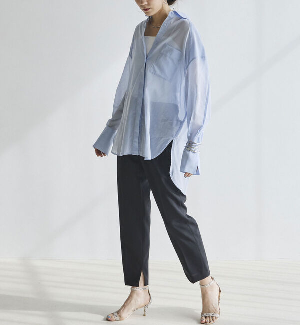 Doux archives「インスリットテーパードパンツ」|チノ|