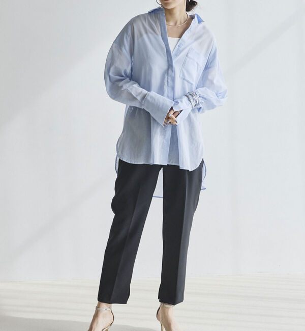 Doux archives「インスリットテーパードパンツ」|チノ|