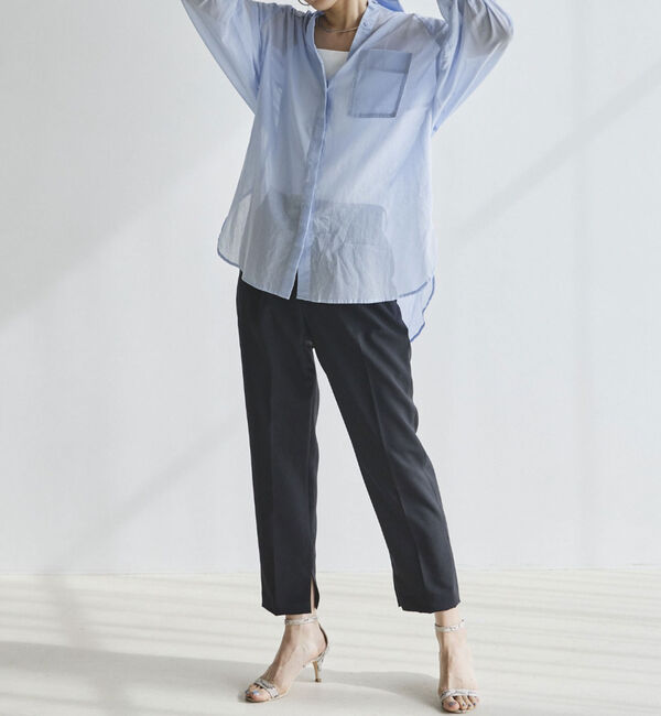 Doux archives「インスリットテーパードパンツ」|チノ|