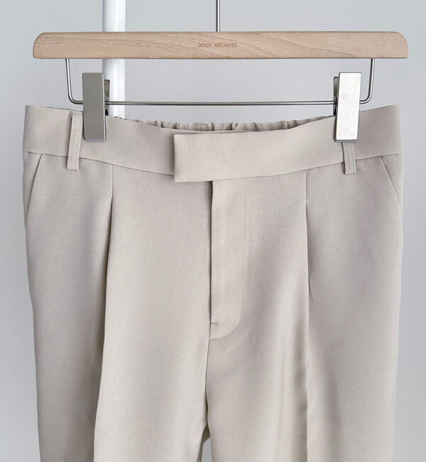 Doux archives「インスリットテーパードパンツ」|チノ|