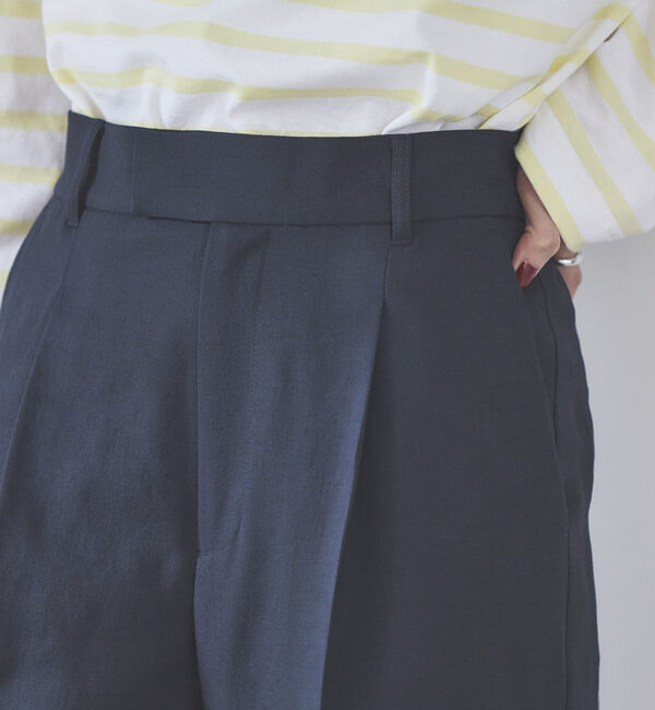 Doux archives「リネンライクストレートパンツ」|チノ|