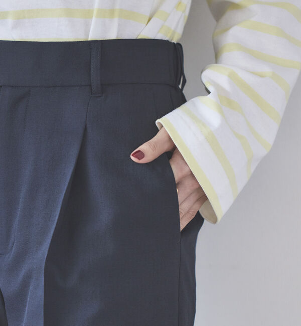 Doux archives「リネンライクストレートパンツ」|チノ|