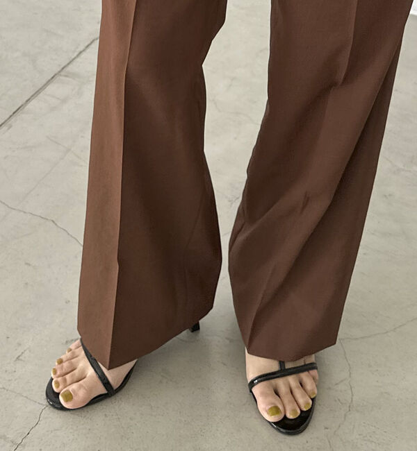 Doux archives「リネンライクストレートパンツ」|チノ|