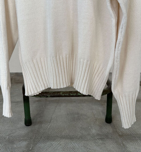 Doux archives「ベロアヤーンＶネックニット」|ニット・セーター|