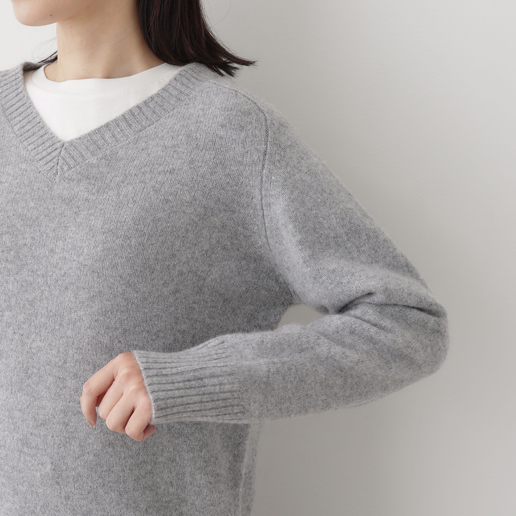 Dessin「ウールカシミヤVネック」|ニット・セーター|