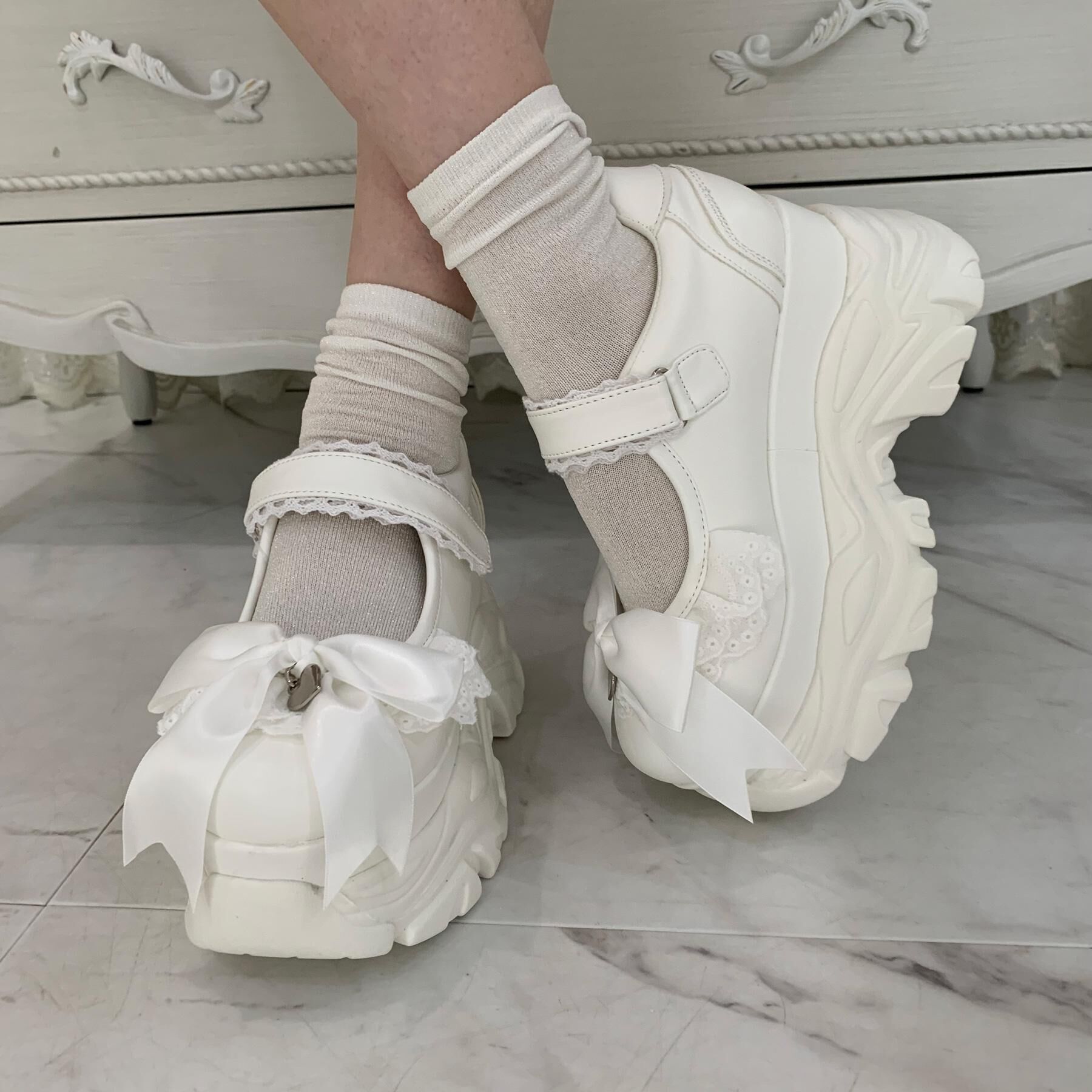 csT&P「夢見るシリーズ厚底2WAYスニーカー」|パンプス|