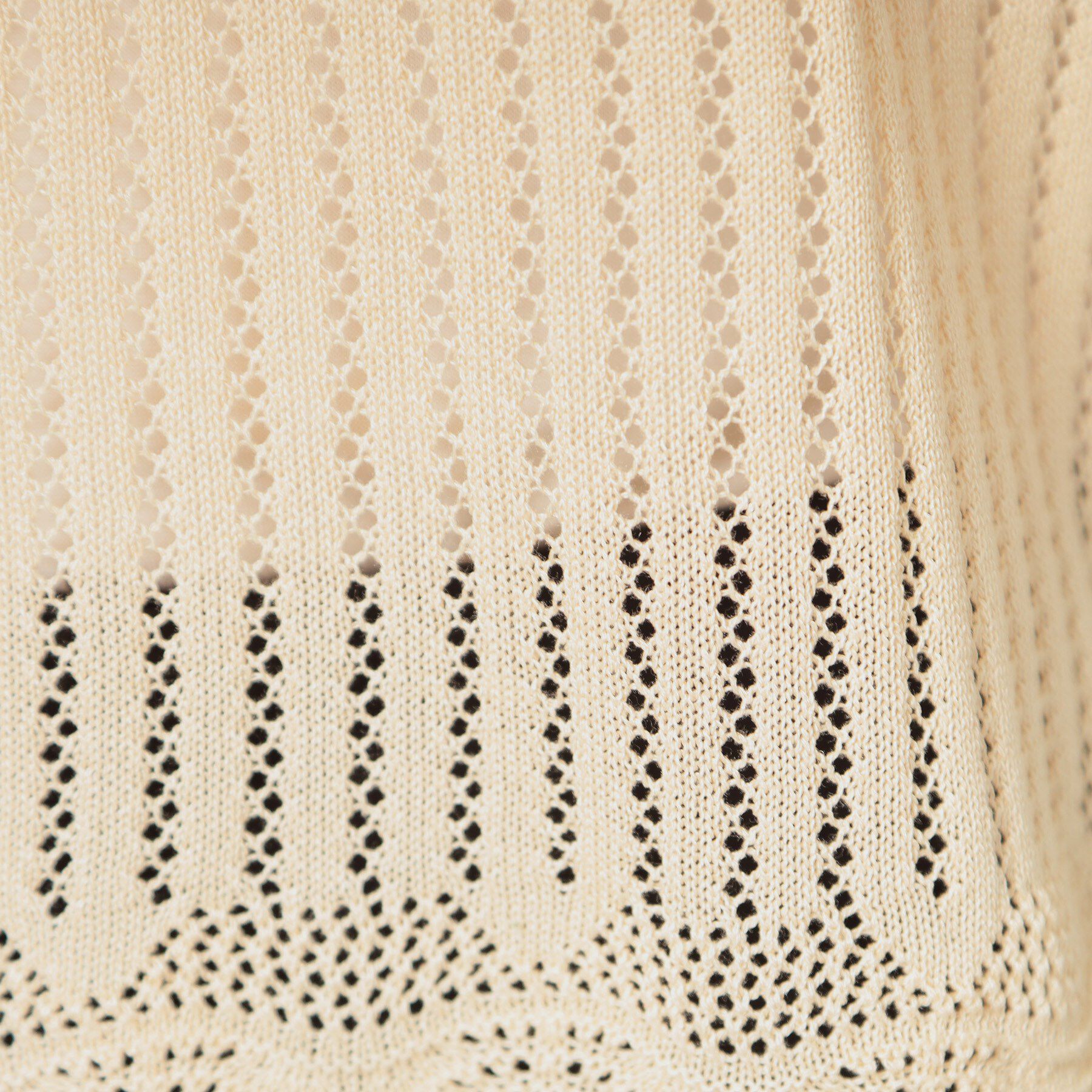 SunaUna「【透かし柄】スカラップニット」|ニット・セーター|