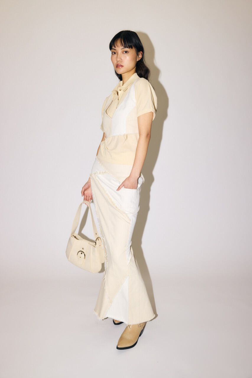 MOUSSY「DENIM ビスチェ」|チューブトップ|