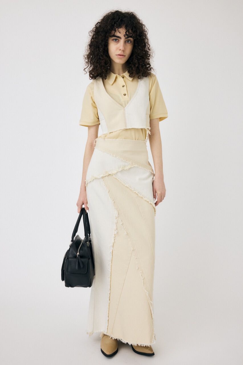 MOUSSY「DENIM ビスチェ」|チューブトップ|