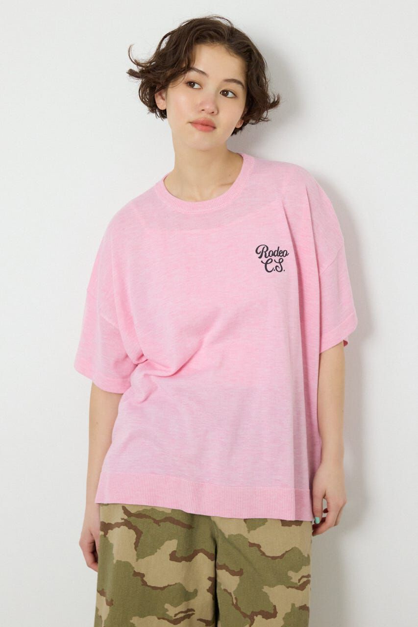 RODEO CROWNS「フラワーロゴニットトップス」|ニット・セーター|