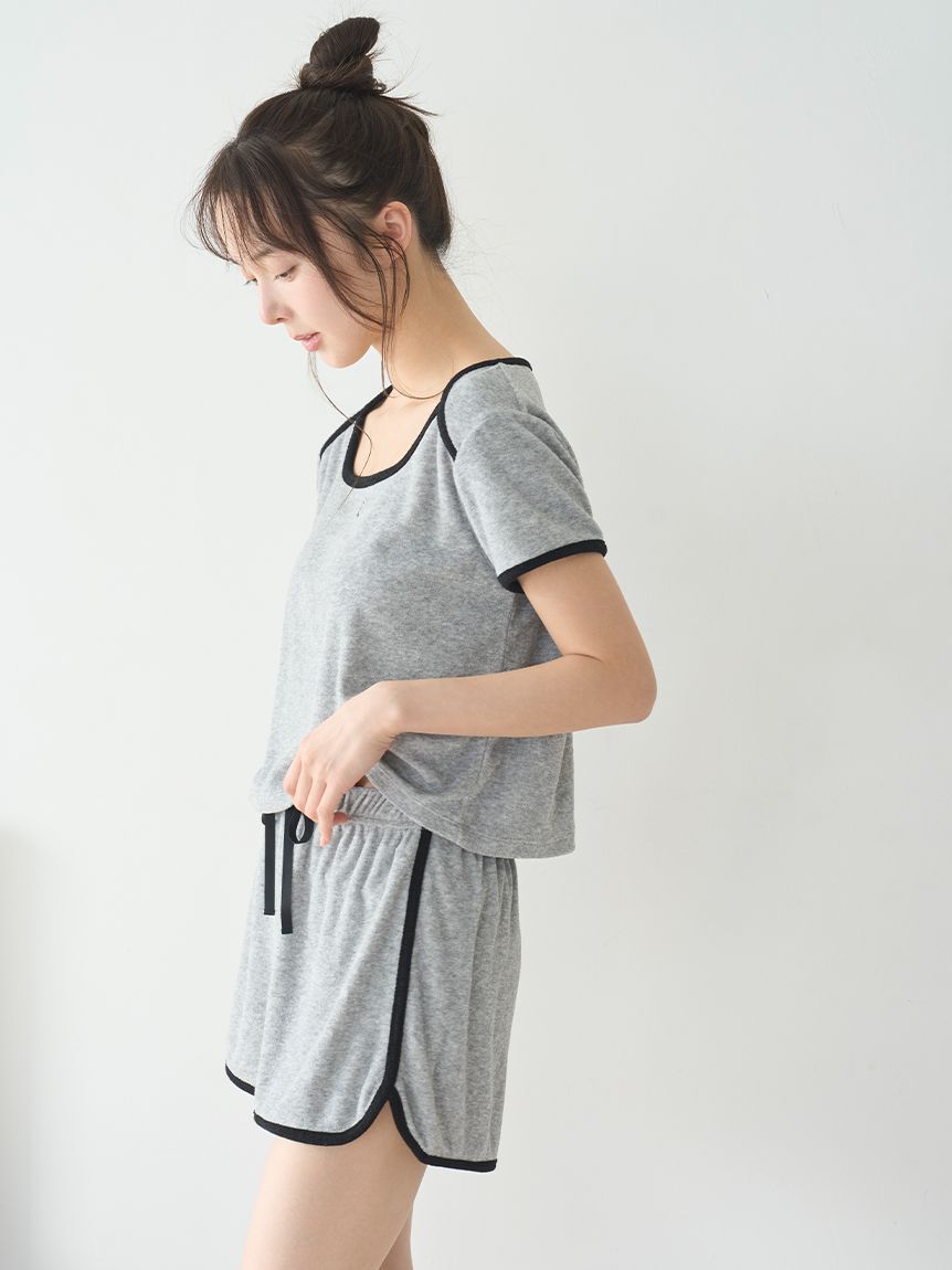 SNIDEL HOME「【sorbet light】【接触冷感】パイルセットアップ」|ルームウェア|