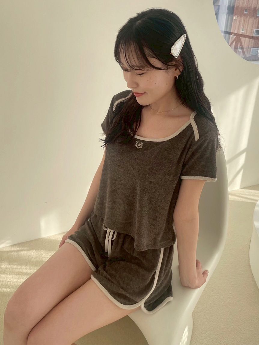 SNIDEL HOME「【sorbet light】【接触冷感】パイルセットアップ」|ルームウェア|