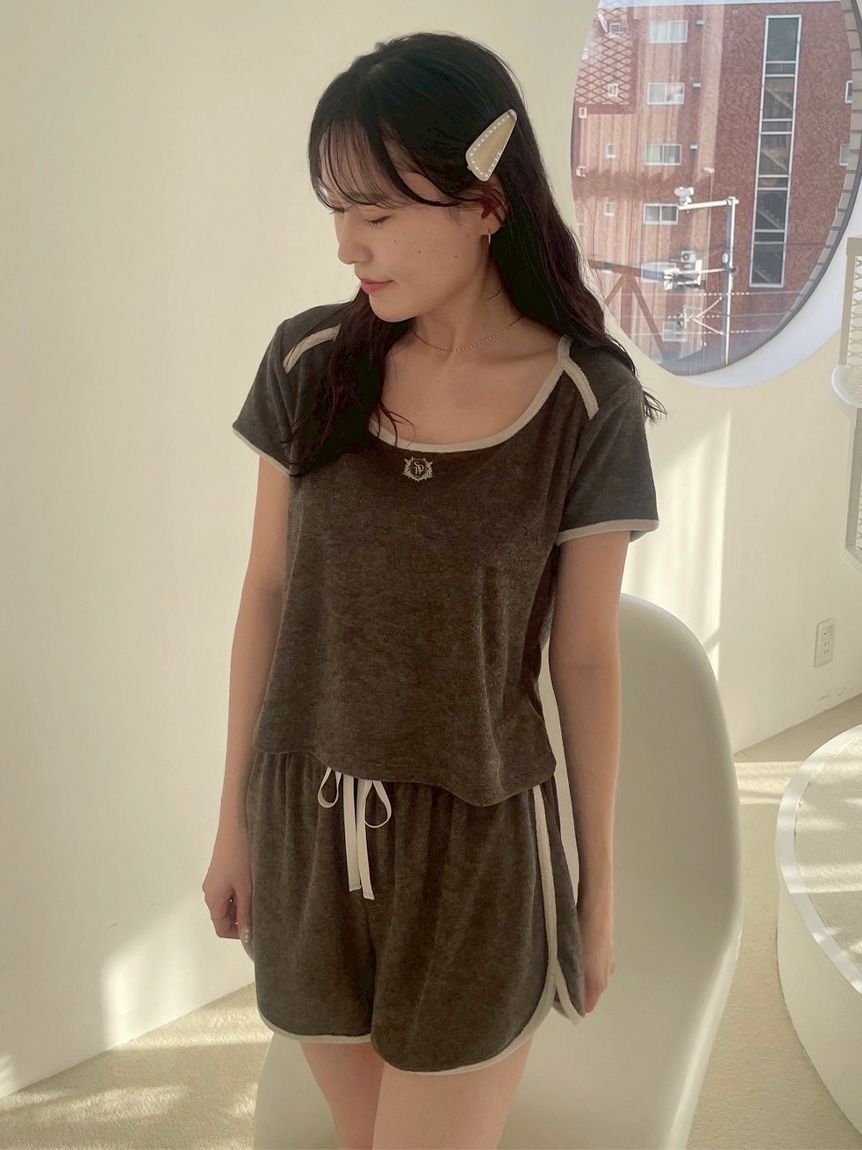 SNIDEL HOME「【sorbet light】【接触冷感】パイルセットアップ」|ルームウェア|