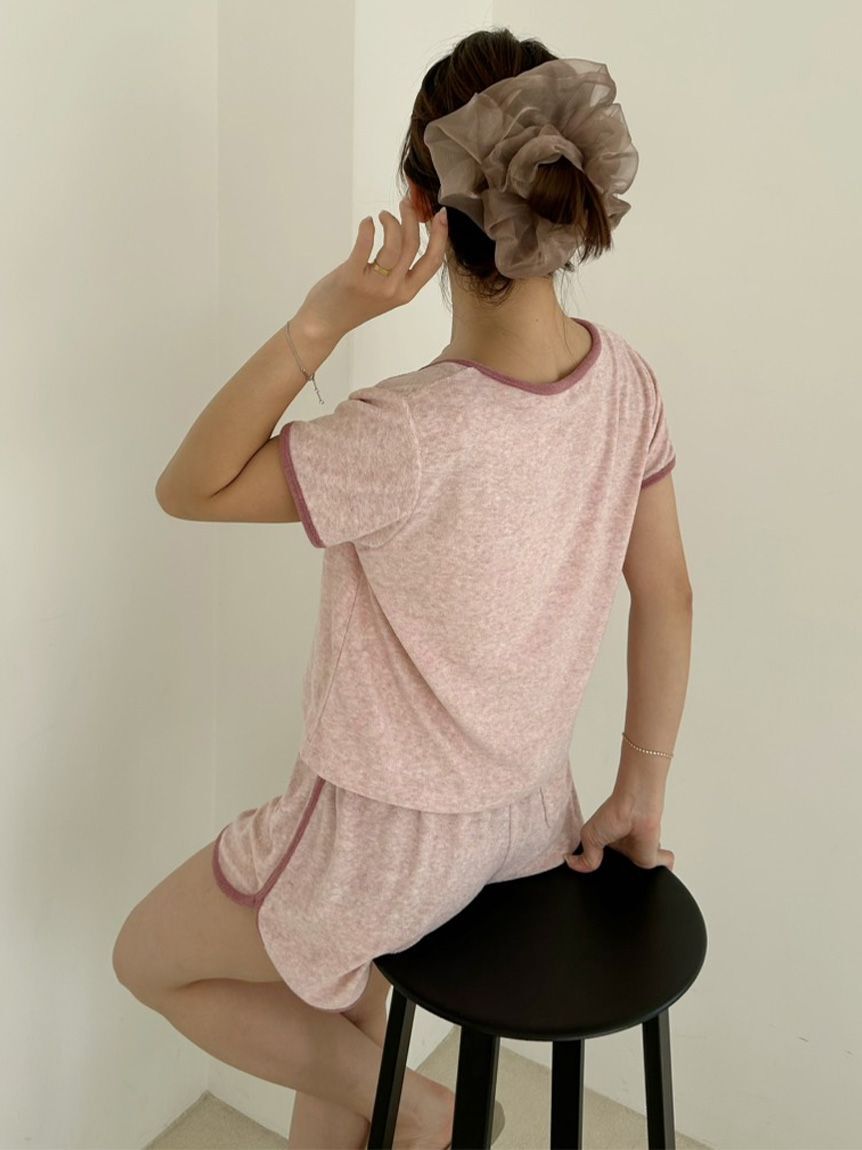 SNIDEL HOME「【sorbet light】【接触冷感】パイルセットアップ」|ルームウェア|