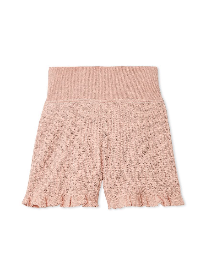 SNIDEL HOME「クロシェショートパンツ」|ルームウェア|