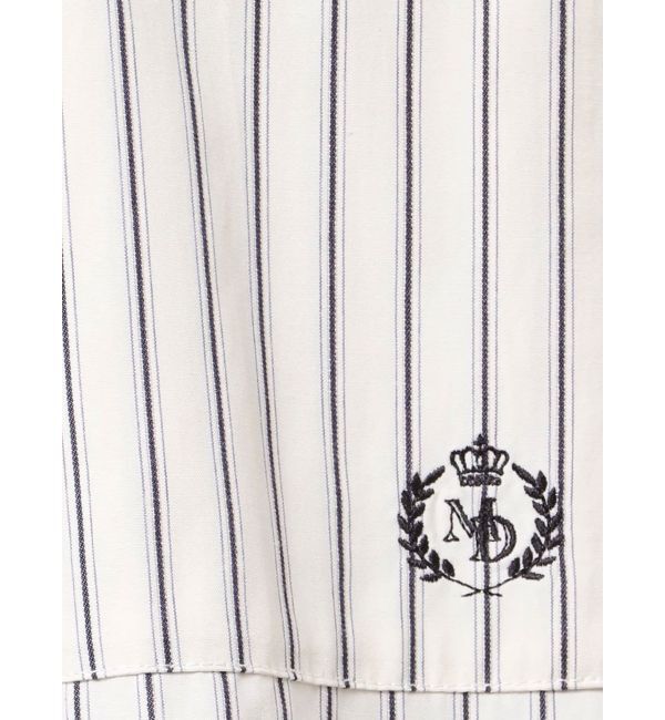 MERCURYDUO「ワンポイント エンブロイダリーボーイフレンドシャツ」|シャツ・ブラウス|