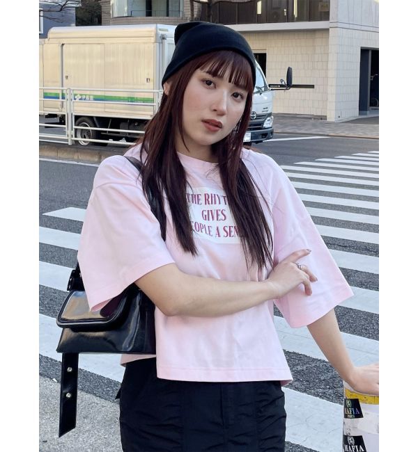 MURUA「ボックスプリントTシャツ」|Tシャツ・カットソー|