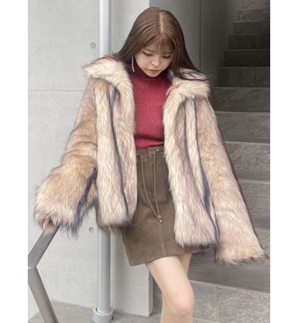 MURUA「フェイクヌバックミニスカート」|スカート|