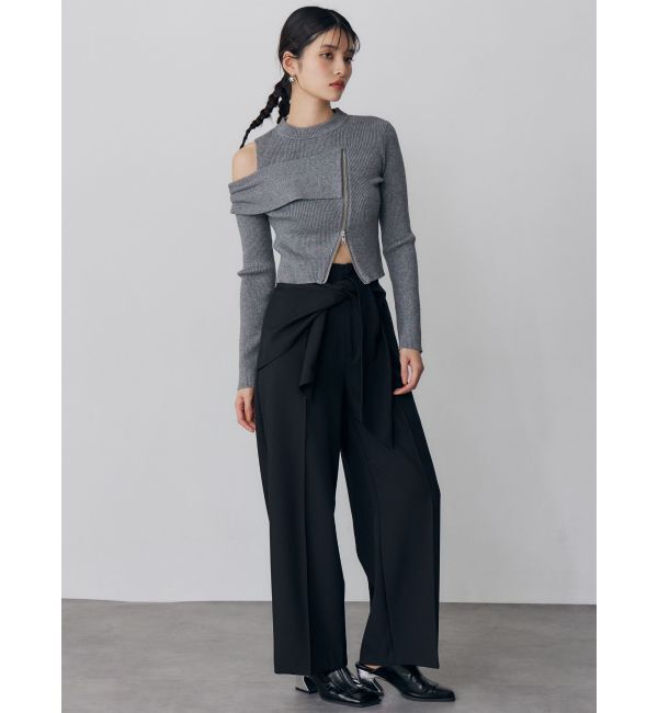 MURUA「ウエストデザインワイドパンツ」|その他|