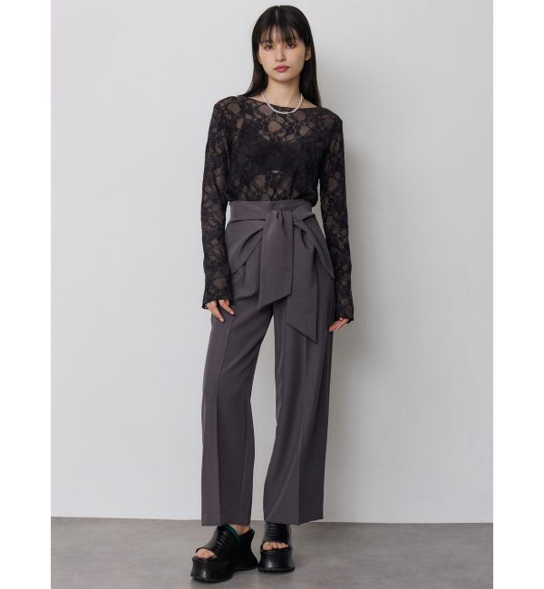 MURUA「ウエストデザインワイドパンツ」|その他|