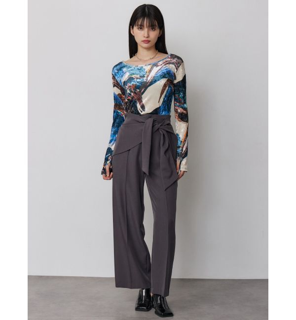 MURUA「ウエストデザインワイドパンツ」|その他|