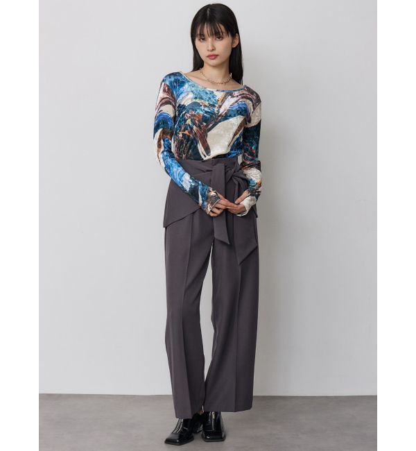 MURUA「ウエストデザインワイドパンツ」|その他|