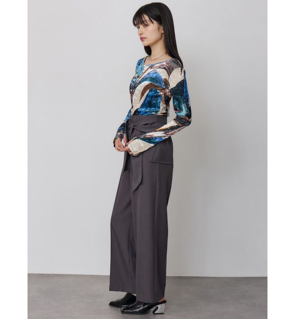 MURUA「ウエストデザインワイドパンツ」|その他|