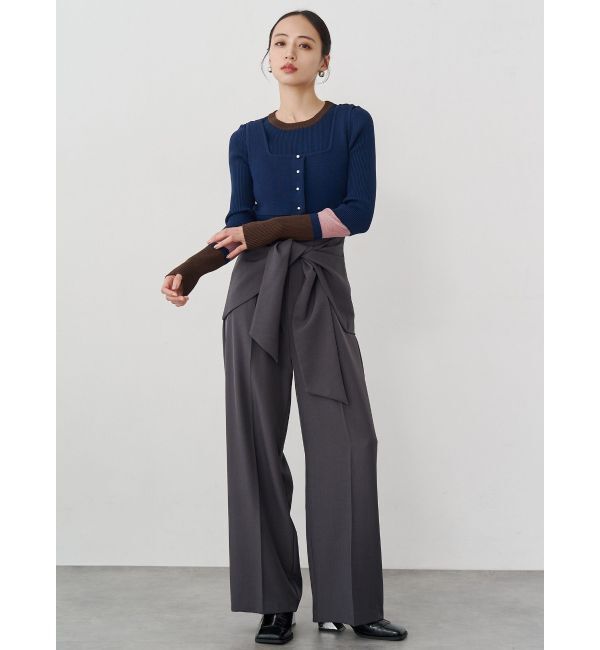 MURUA「ウエストデザインワイドパンツ」|その他|