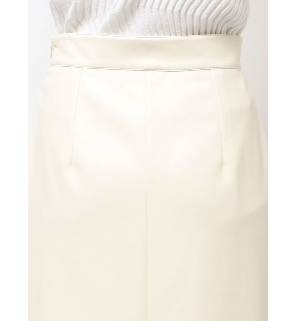 MURUA「クロシェドッキングフェイクレザースカート」|スカート|