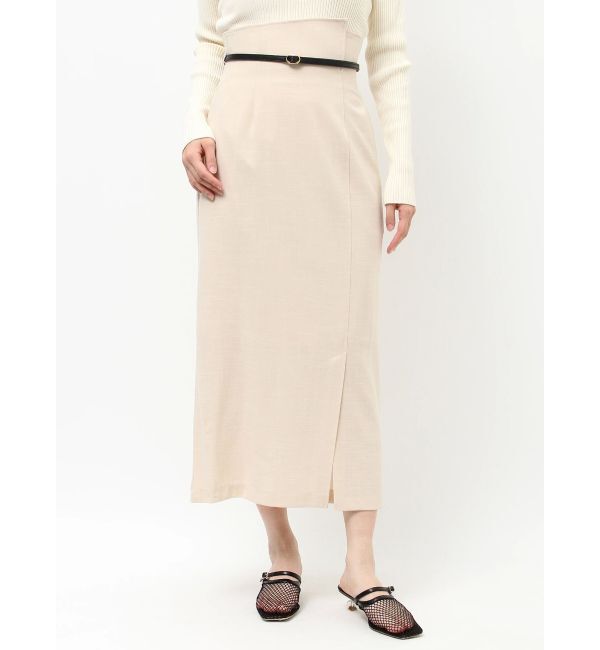 LAGUNAMOON「ベルトセットIラインスカート」|スカート|