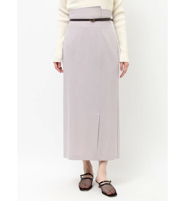 LAGUNAMOON「ベルトセットIラインスカート」|スカート|
