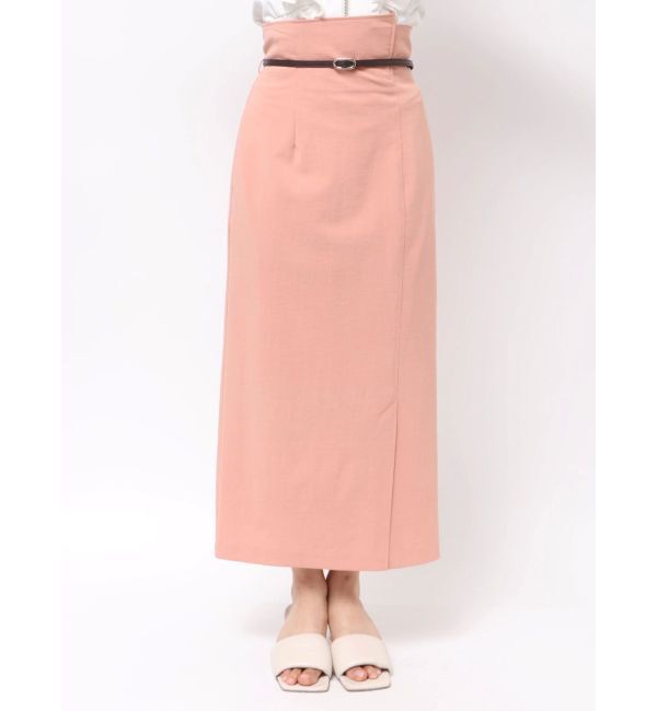 LAGUNAMOON「ベルトセットIラインスカート」|スカート|