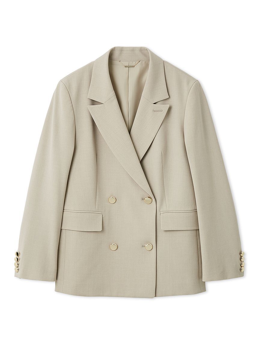 FRAY I.D「ダブルブレストシンプルジャケット／ウォッシャブル」|テーラードジャケット|