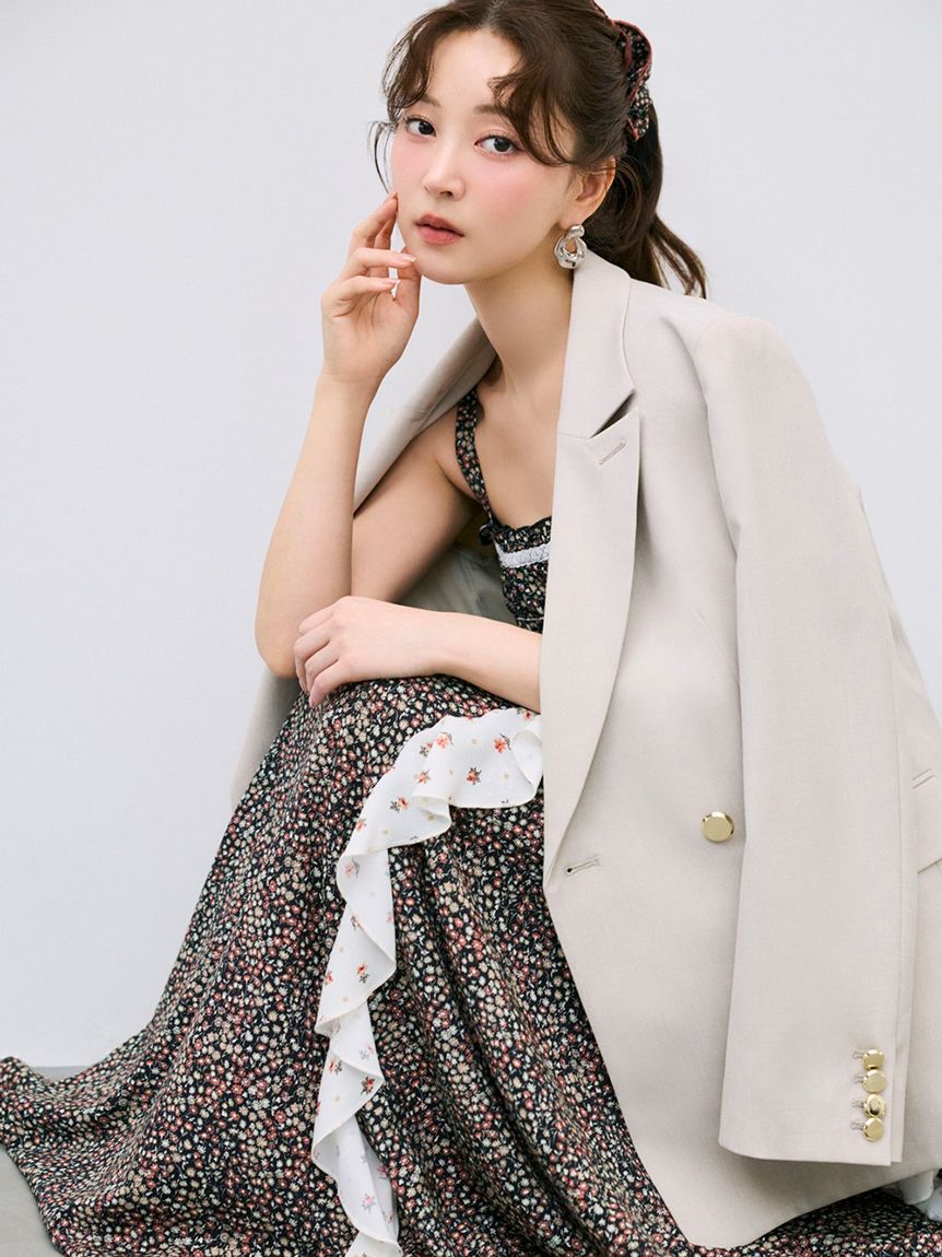 FRAY I.D「ダブルブレストシンプルジャケット／ウォッシャブル」|テーラードジャケット|