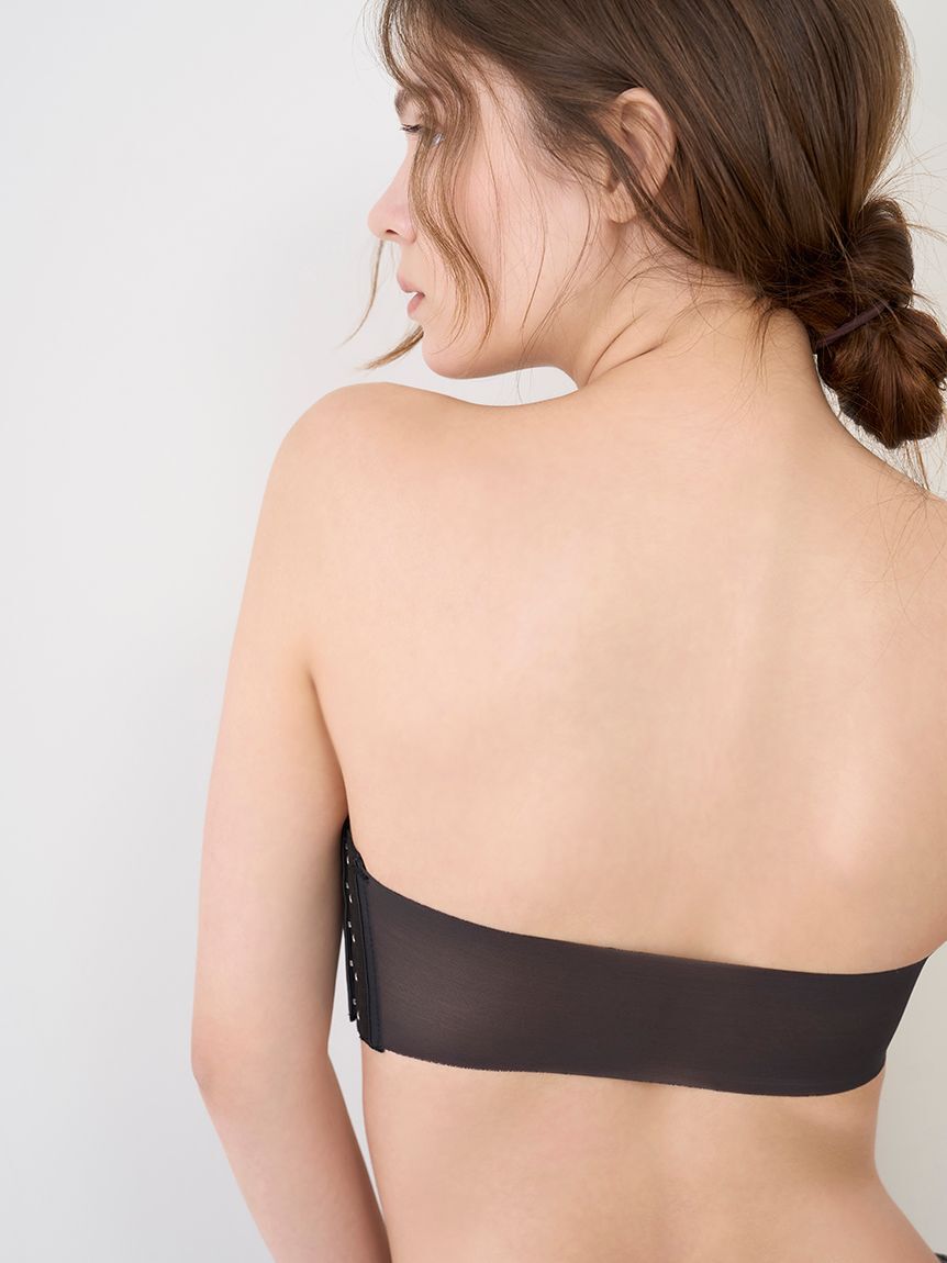 LILY BROWN Lingerie「【LILY BROWN Lingerie】シアーファンデ　ストラップレスブラ」|インナー|