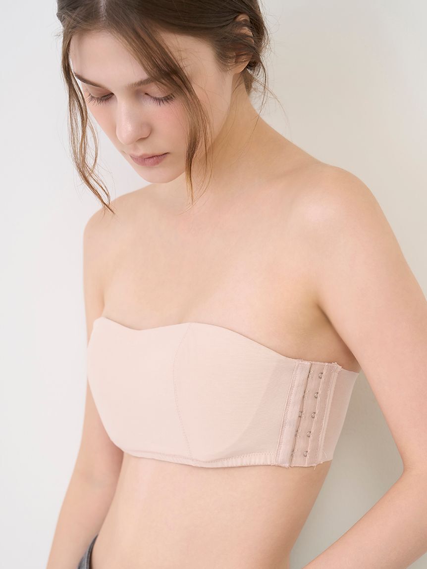 LILY BROWN Lingerie「【LILY BROWN Lingerie】シアーファンデ　ストラップレスブラ」|インナー|