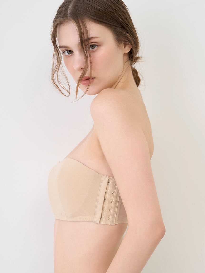 LILY BROWN Lingerie「【LILY BROWN Lingerie】シアーファンデ　ストラップレスブラ」|インナー|