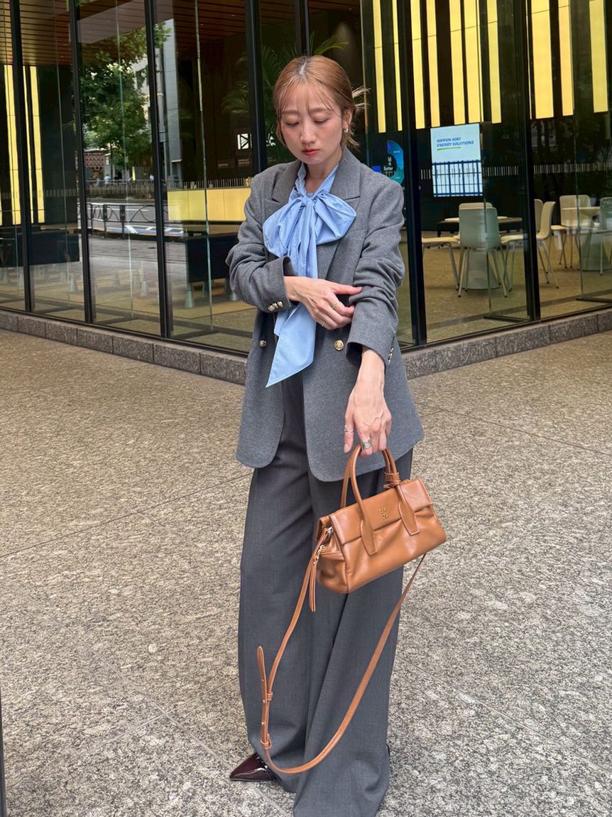 LILY BROWN「ベルト付きタックワイドパンツ」|その他|