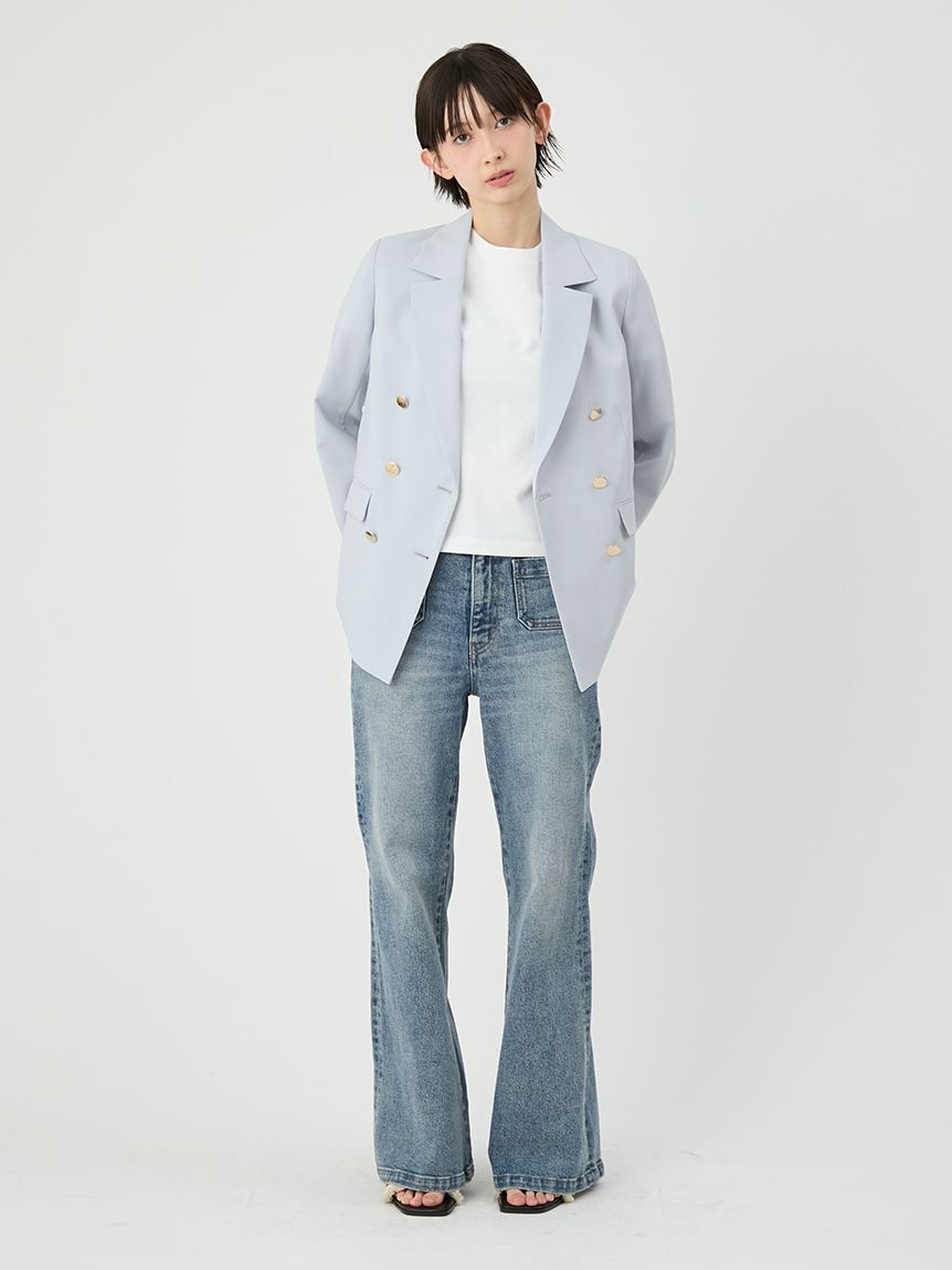 LILY BROWN「アンコンダブルブレストジャケット」|テーラードジャケット|