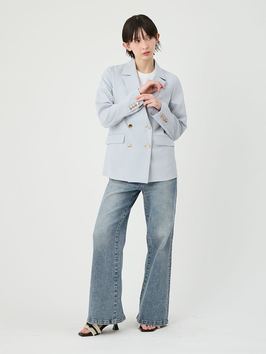 LILY BROWN「アンコンダブルブレストジャケット」|テーラードジャケット|