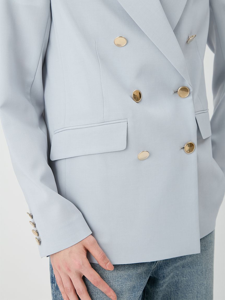 LILY BROWN「アンコンダブルブレストジャケット」|テーラードジャケット|