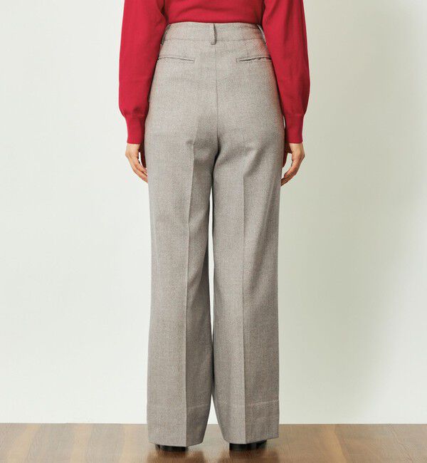 MACKINTOSH PHILOSOPHY「GREY LABEL タックプリーツワイドパンツ」|スラックス|