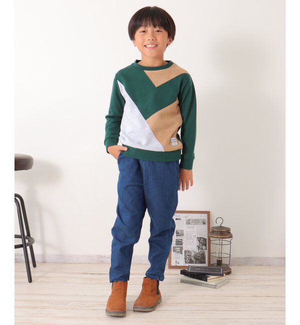 ikka kids「ストレッチゆるテーパードパンツ」|その他|