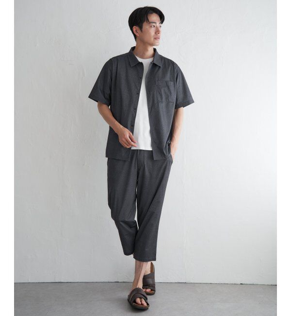 ikka「【吸水速乾／セットアップ対応】GOKU楽AIRレギュラーシャツ」|シャツ・ブラウス|